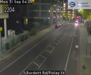 Burdett Rd/Pixley St SOUTH - Burdett Rd