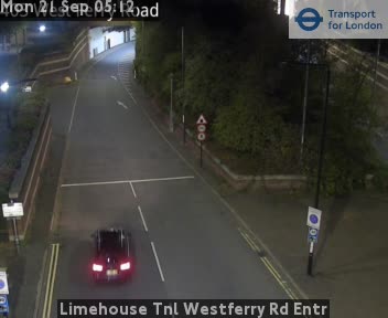 Limehouse Tnl Westferry Rd Entr portal