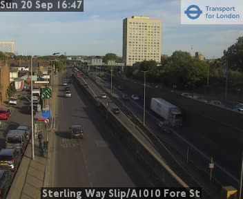 Sterling Way Slip/A1010 Fore St EAST - A406 twds Walthamstow