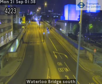 Waterloo Bridge south NORTH - Kingsway Tunnel Ent.