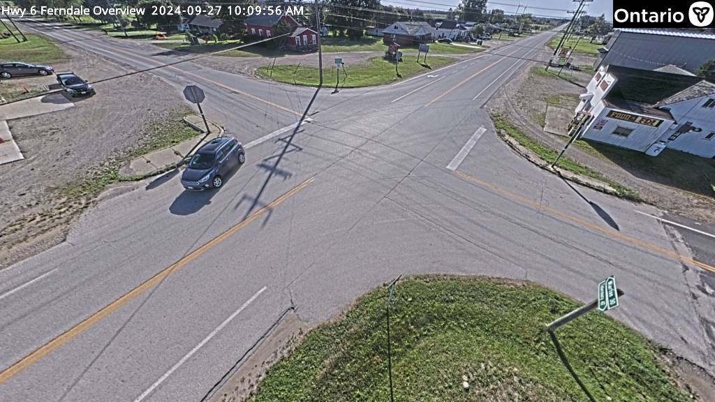 Northern Bruce Peninsula: Highway 6 at Ferndale