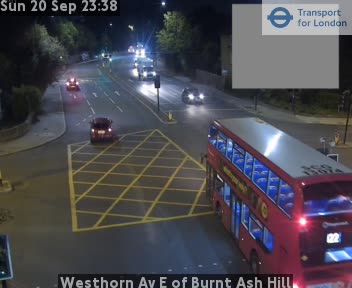 Westhorn Av E of Burnt Ash Hill VMS Sign 7/708