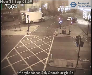 Marylebone Rd/Osnaburgh St South - Euston Rd jct Gt Portland St