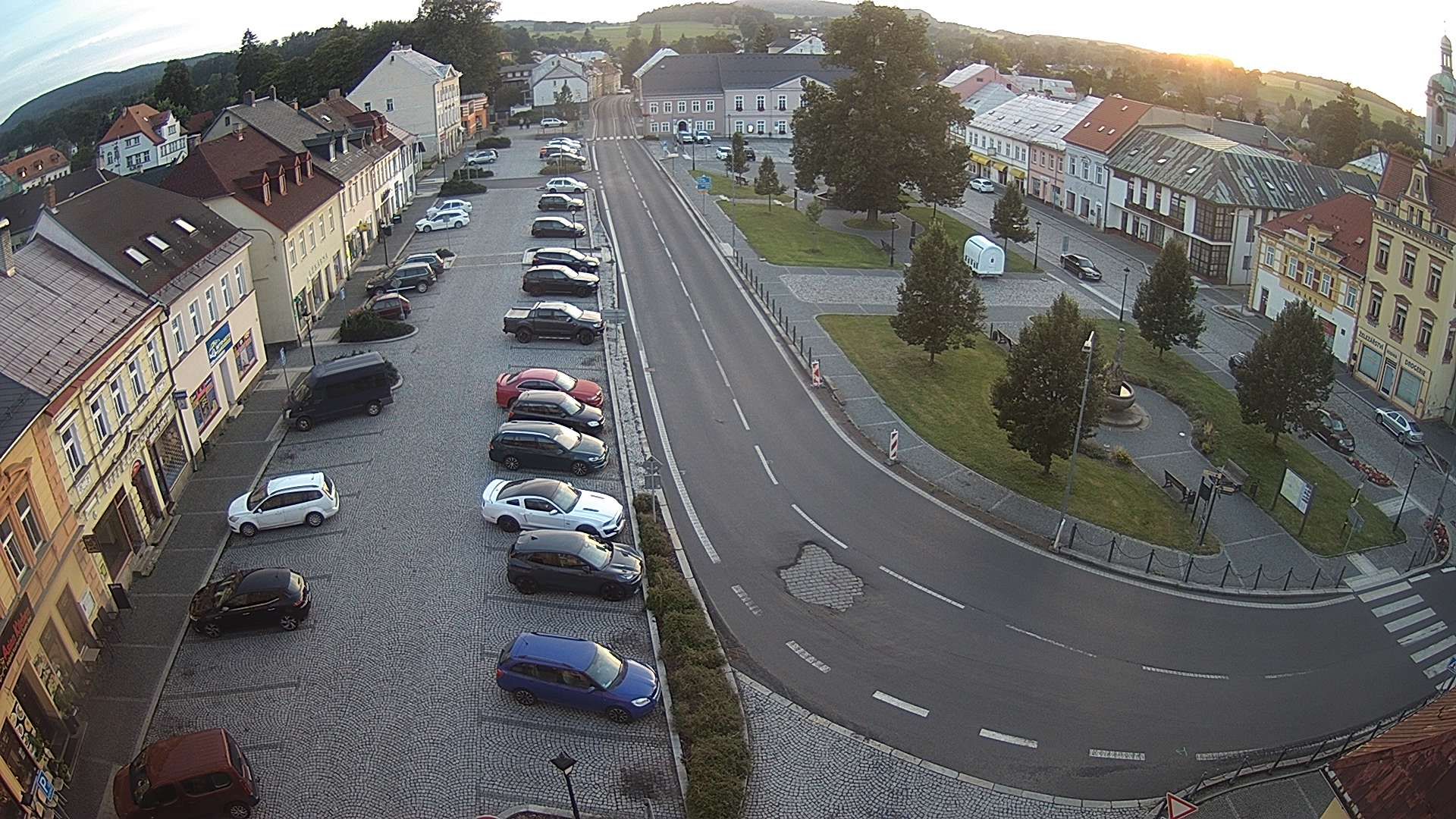 Sluknov: Šluknov, náměstí Míru