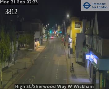 High St/Sherwood Way W Wickham WEST-High Street West Wickham twds Croydon