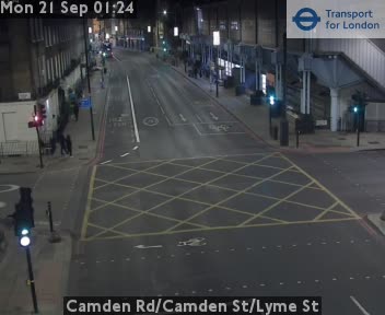 Camden Rd/Camden St/Lyme St Camden Rd S/B @ Camden St