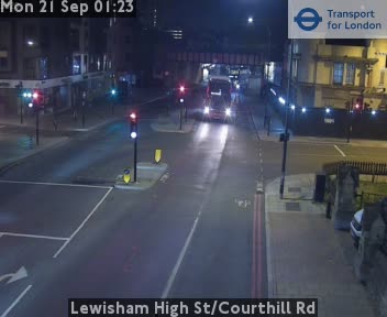 Lewisham High St/Courthill Rd North (A21 twds Lewisham)