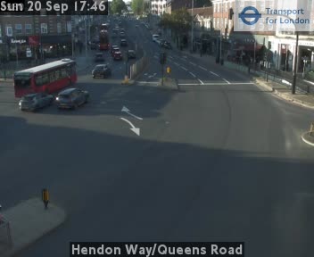 Hendon Way/Queens Road East - Queens Road