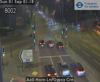 A40 Horn Ln/Gypsy Crn Zoom - Wales Farm Road jct