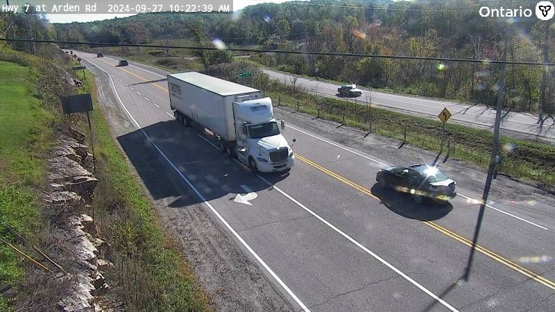 Central Frontenac: Highway 7 at Arden Rd