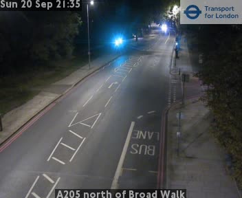 A205 north of Broad Walk North (A205 twds Woolwich)