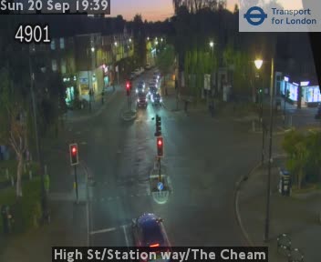 High St/Station way/The Cheam Zoom - Belmont Rise jct