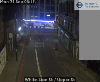 White Lion St / Upper St Zoom - Angel station