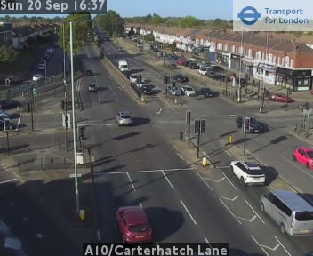 A10/Carterhatch Lane Zoom-NORTH A10/Hoe Lane junction