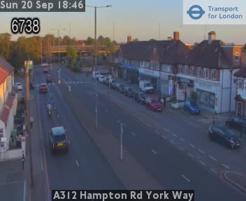 A312 Hampton Rd York Way Apex Corner Roundabout