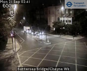 Battersea Bridge/Cheyne Wk Cheyne Walk W/B