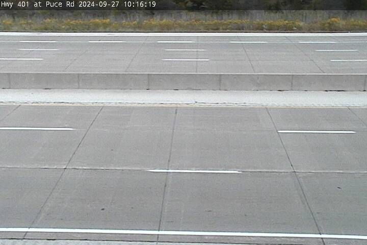 Lakeshore: Highway 401 at Puce Rd
