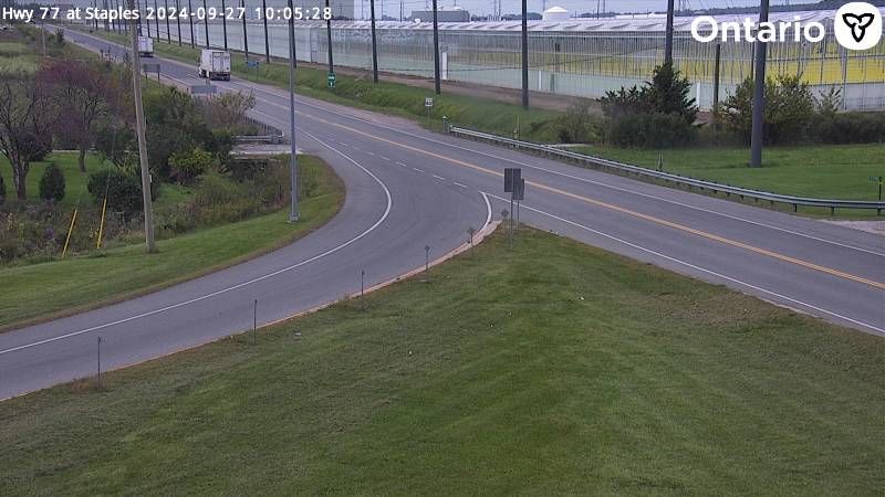 Leamington: Highway 77 at Staples