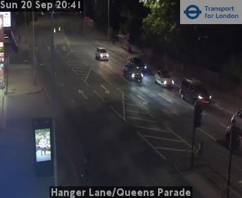 Hanger Lane/Queens Parade A406 South twds Ealing Common