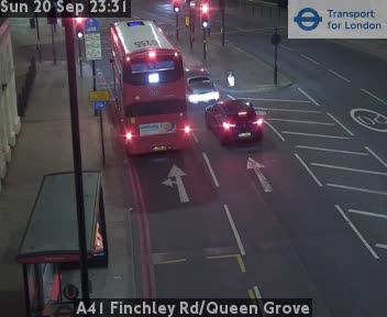 A41 Finchley Rd/Queen Grove A41 Finchley Rd S/B