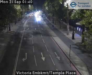 Victoria Embkmt/Temple Place IRID- East - Victoria Embankment