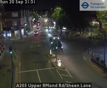 A205 Upper RMond Rd/Sheen Lane WEST - A205 towards Richmond