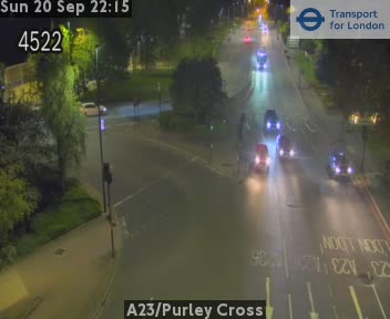 A23/Purley Cross Zoom - Foxley Lane jct
