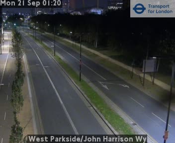 West Parkside/John Harrison Wy Zoom - Prestons Road drawbridge