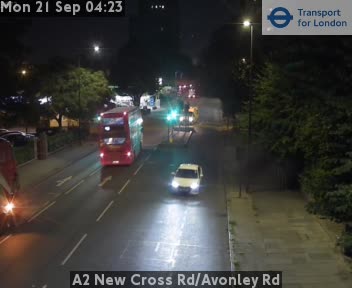 A2 New Cross Rd/Avonley Rd Zoom - Briant Street jct