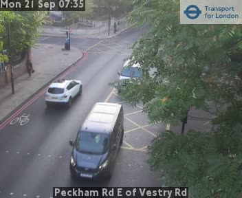 Peckham Rd E of Vestry Rd WEST-A202 Peckham Rd