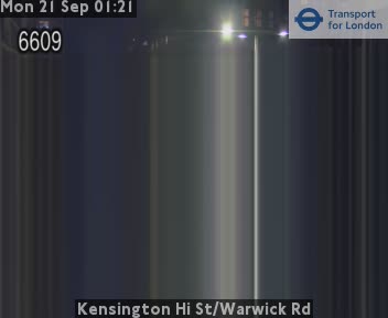 Kensington Hi St/Warwick Rd Zoom east - Melbury Rd jct