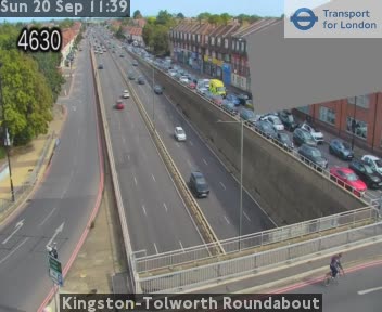 Kingston-Tolworth Roundabout Zoom - Tolworth station