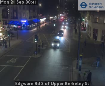 Edgware Rd S of Upper Berkeley St North/West - A5 Edgeware Rd