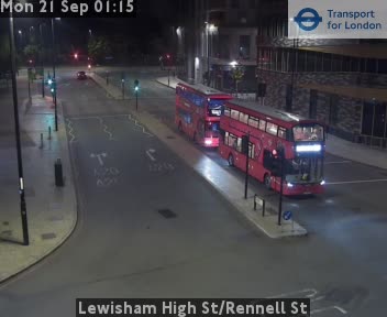 Lewisham High St/Rennell St Zoom - Clock Tower and High Street