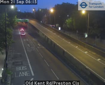 Old Kent Rd/Preston Cls Zoom - East St jct