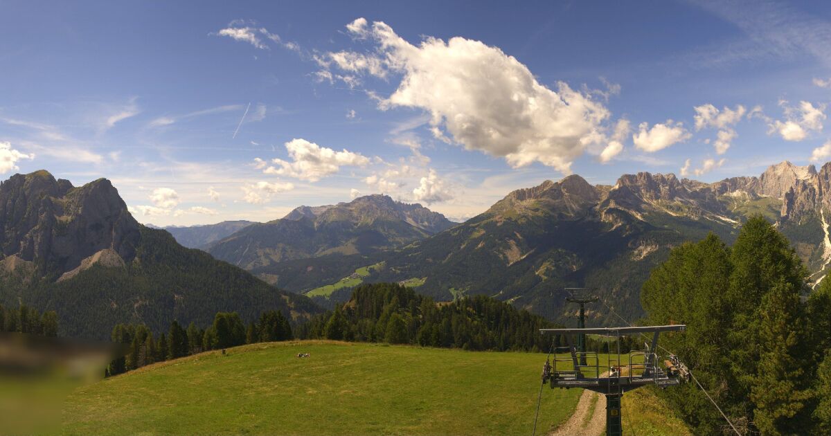 Webcam Pozza di Fassa: PANOMAX Dolomiti - Pozza di Fassa (TN) - Buffaure