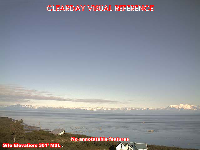 Webcam Nikiski, Alaska: Nikiski Airfield, View in NorthWestern Direction