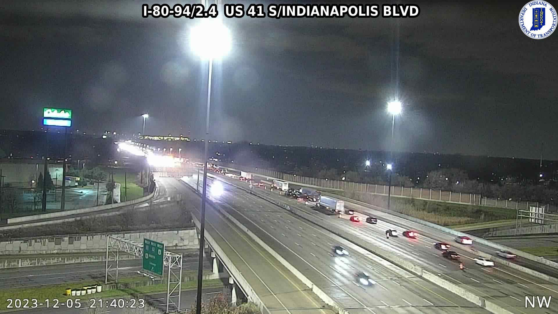 Hammond: I-94: I-80-94/2.4 US 41 S/INDIANAPOLIS BLVD