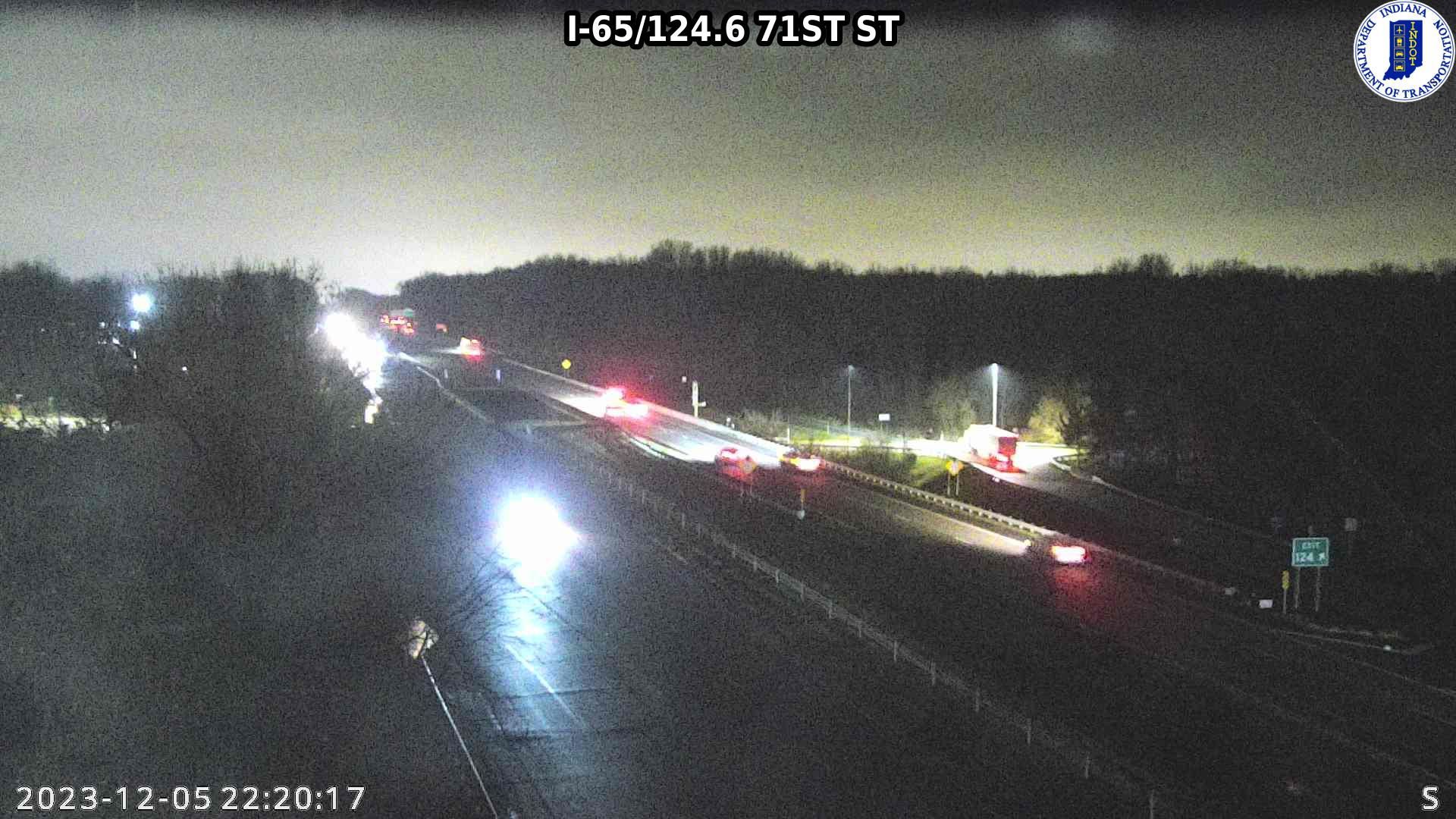 Indianapolis: I-65: I-65/124.6 71ST ST