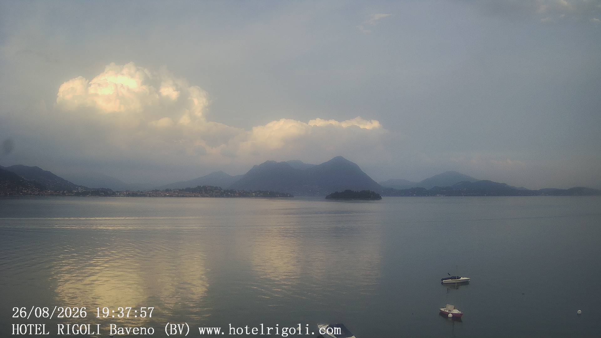 Webcam Baveno (Lake Maggiore): Albergo Rigoli