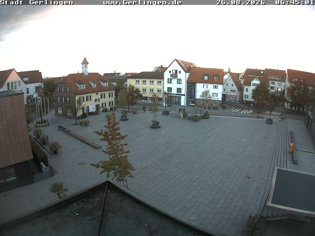 Webcam Gerlingen: Gerlingen Town Hall Square