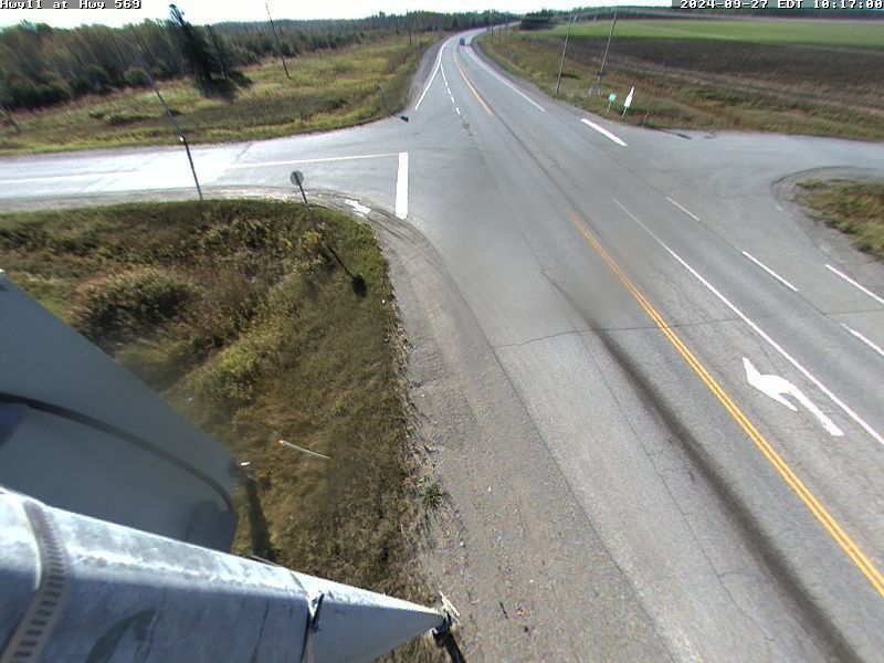 Evanturel Township: Highway 11 at Highway 569