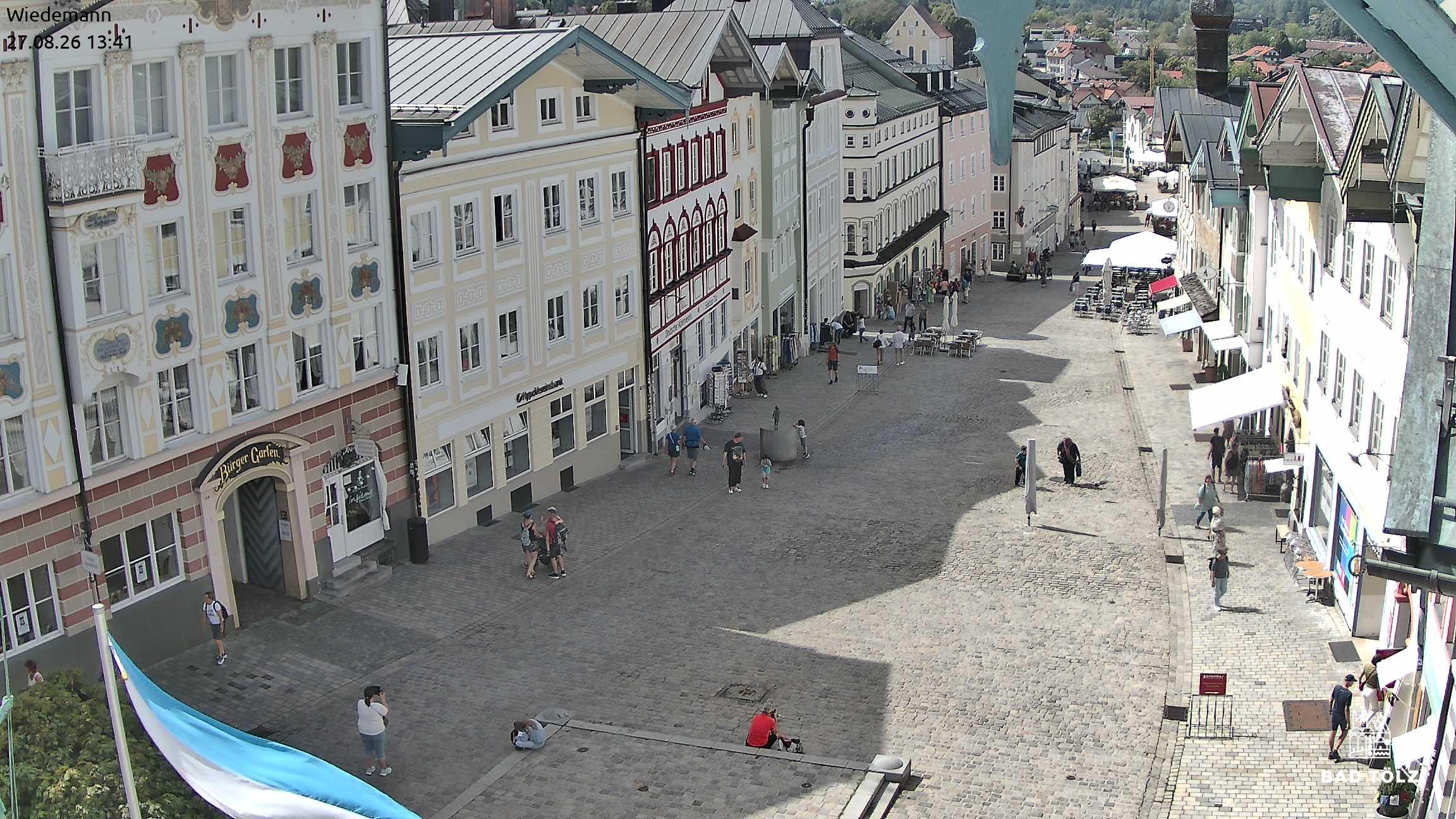 Webcam Bad Toelz: Marktstrasse Toelz