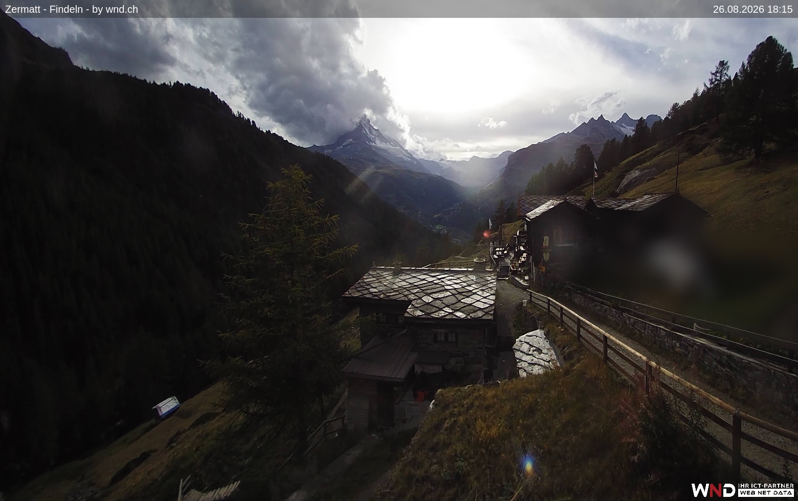 Webcam Zermatt: Restaurant Findlerhof