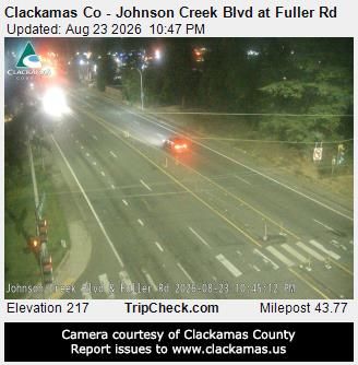 Rivergrove: Clackamas Co - Johnson Creek Blvd at Fuller Rd