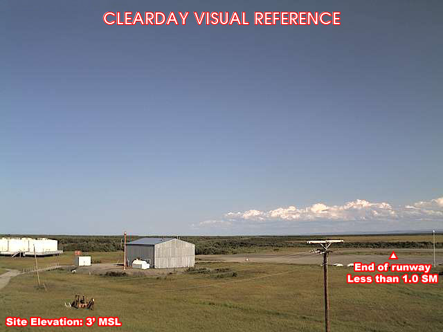 Webcam Kotlik, Alaska: Kotlik Airfield, View in Eastern Direction