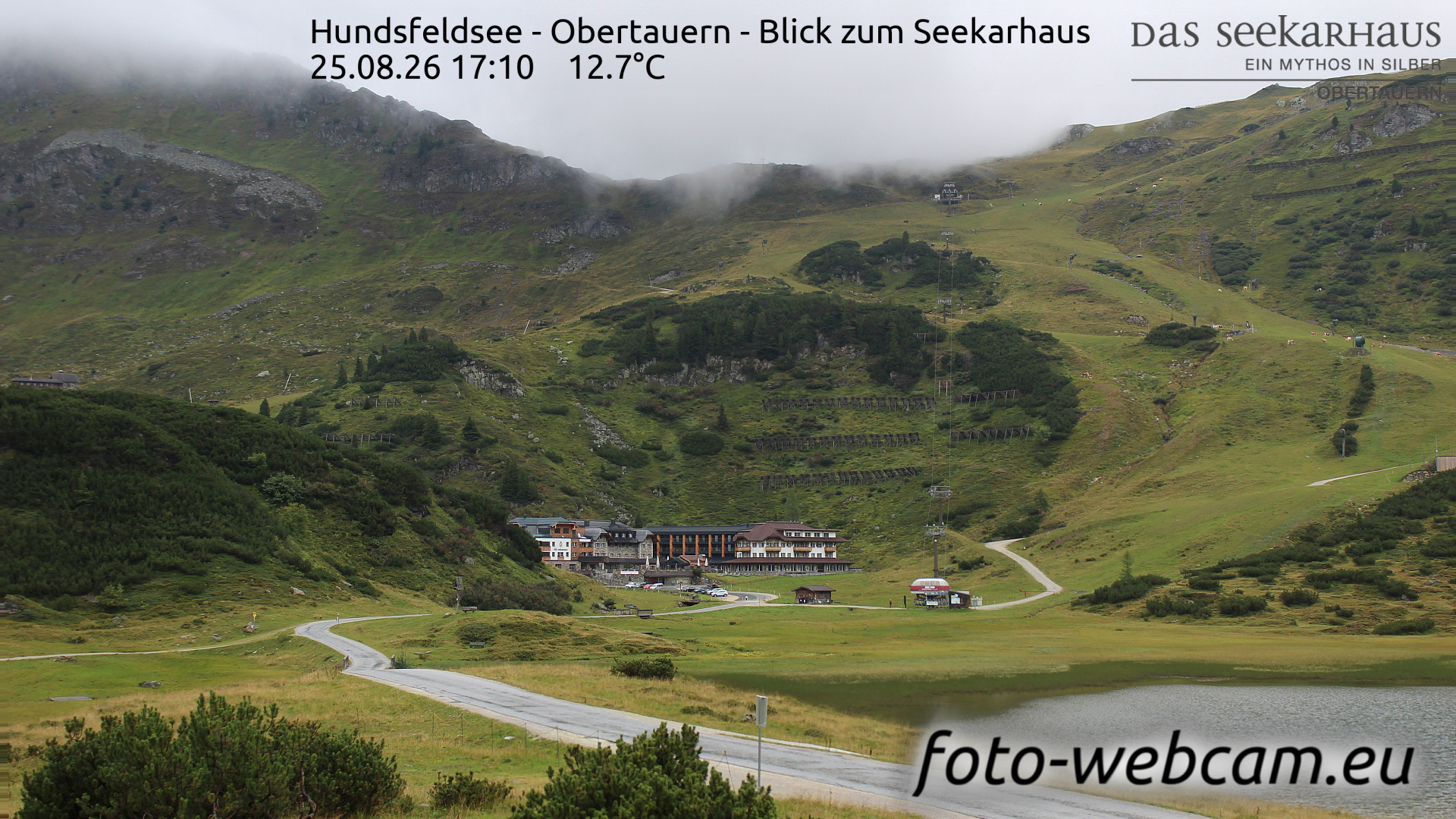 Webcam Obertauern: HD Panorama Hundsfeldsee