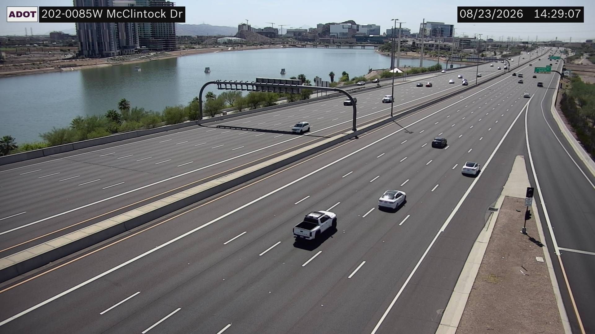 Tempe › West: L-202 WB 8.54 @McClintock