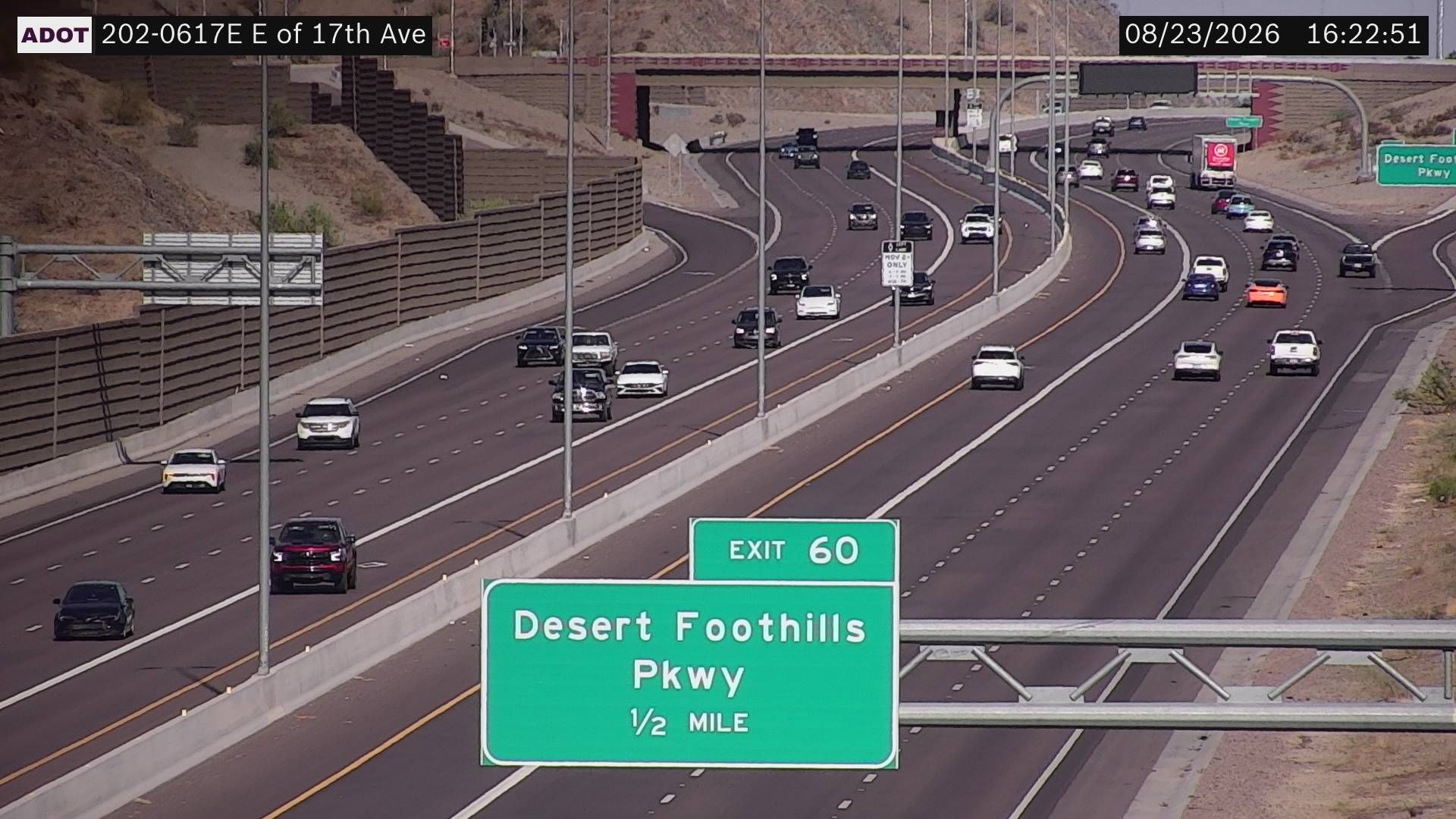 Guadalupe › East: L-202 EB 61.72 @W of Desert Foothills