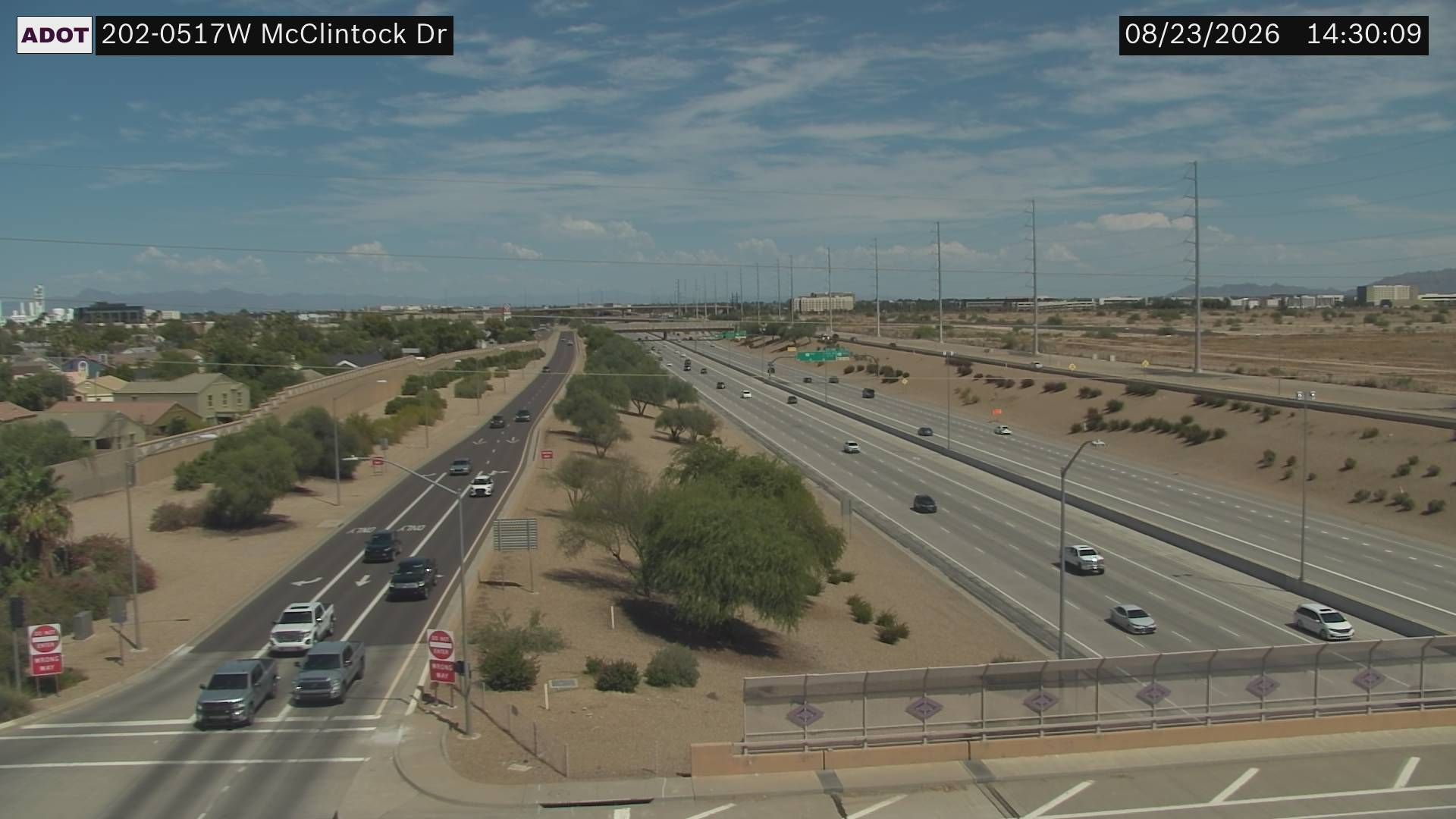 Chandler › West: SR-202 WB 51.70 @McClintock Dr